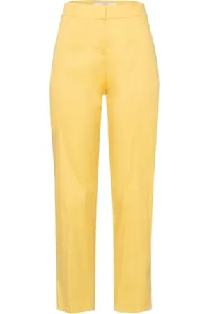 Brax Damskie spodnie Style Mara S Summer Lightness, Banana, 40, , 31W / 32L