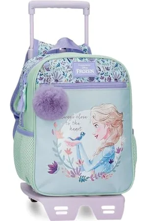 Disney Close To The Heart Frozen Plecak szkolny z wózkiem Różowy 23x28x10 cm Poliester by Joumma Bags, , Talla única, plecak szkolny na kółkach