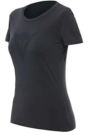 Dainese T-Shirt Speed Demon Shadow Lady, koszulka z logo, koszulka z krótkim rękawem, bawełniana koszulka, ciemnoszara, XS, Antracyt, XS