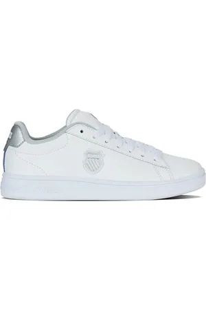 K-Swiss Damskie buty sportowe Court Shield II, białe/srebrne/białe, 39,5 EU, , 39.5 EU