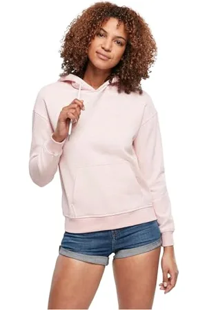 Urban classics Damska bluza z kapturem Color Melange Hoody, Basic bluza z kapturem dla kobiet w 2 kolorach, rozmiary XS - 5XL, , 5XL