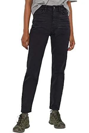 Noisy May Damskie dżinsy Nmmoni Hw Straight ANK Black Noos, , 28W / 34L