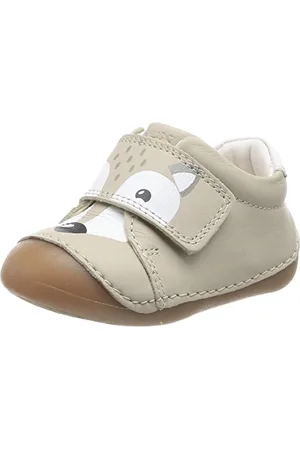 Geox Buty dla dziewczynek B TUTIM First Walker Shoe, beżowe, 18 EU, , 18 EU