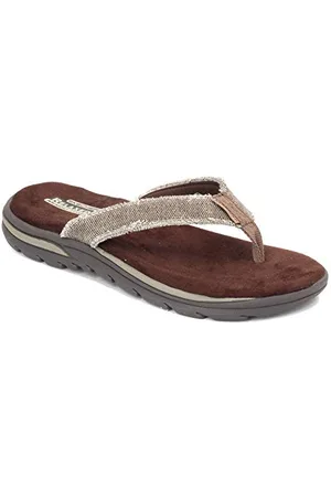 Skechers Męskie sandały Relaxed Fit Supreme Bosnia, Czekolada, 11