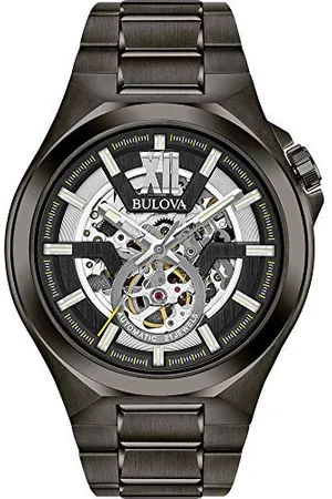 BULOVA Klasyczny zegarek automatyczny Maquina dla mężczyzn, otwarta przysłona, , Maquina