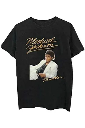 Rockoff Trade T-Shirt # S Unisex Black # Thriller White Suit