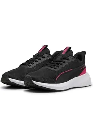 PUMA Unisex Flyer LITE 3 buty do biegania szosowego, czarno-różowe, 48 EU, Czarny Różowy, 46 EU