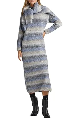 Pepe Jeans Damska sukienka Edith, Wielobarwny (Multi), L