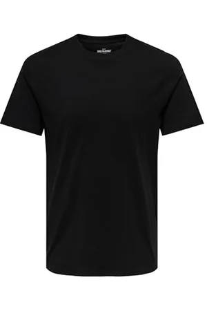 Only & Sons Męski T-shirt z okrągłym dekoltem ONSMAX Life – Regular Fit XS S M L XL XXL, , S