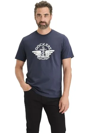 Dockers Logo Tee Tees Wing und Anchor Crown Blue, , XL