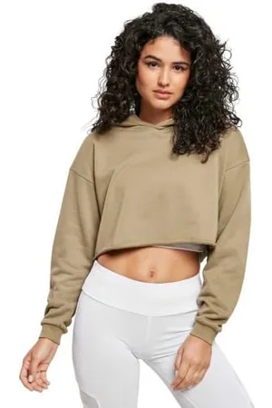 Urban classics Ladies Oversized Cropped Hoody Bluza z kapturem Kobiety , , 4XL