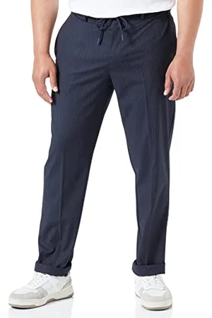 Benetton Spodnie męskie 44o6uf01i spodnie, ciemnoniebieskie 901, 38