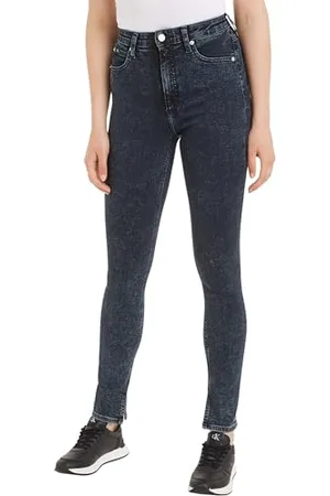 Calvin Klein Jeans Damskie spodnie skinny z wysokim stanem, , 27W / 30L