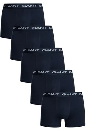 GANT Bokserki męskie, 5-pak, granatowe, standardowe (5 sztuk), , Rozmiar uniwersalny