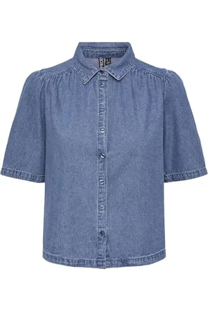 Pieces® PCMAG SS Denim Shirt, , XS