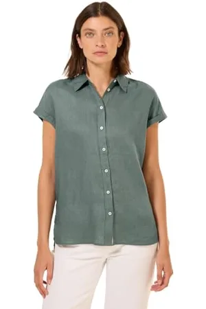 CECIL Linen_Solid Blouse L, , L