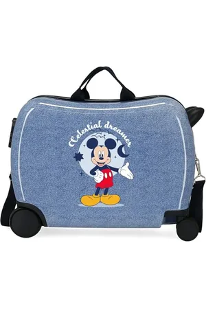 Disney Joumma Mickey & Minnie walizka dziecięca niebieska 50 x 38 x 20 cm sztywna 1,8 kg zamek szyfrowy z boku ABS 1,8 kg 38 l bagaż podręczny, , Talla única, walizka dziecięca