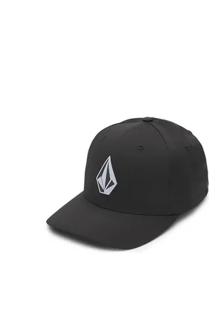 Volcom Męska czapka z daszkiem Stone Tech Delta, wodoodporna czapka, czarna-nowa, S, , S