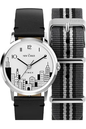 Timex Męski analogowy ręczny zegarek na rękę New Yorker Marlin, , Pasek