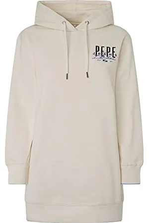 Pepe Jeans Sukienka damska Mia, Biały (mysz), XS