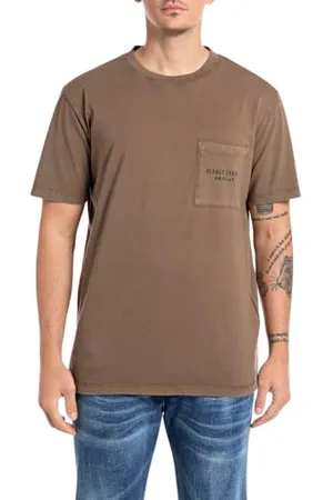 Replay Męski T-shirt Regular Fit, , XL