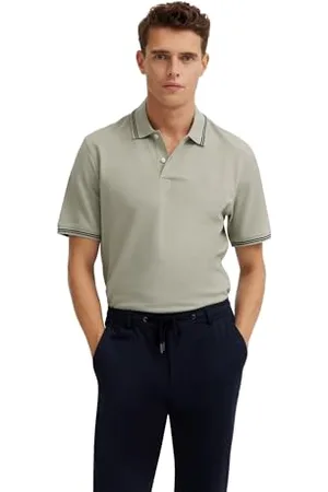 Bugatti Męska koszulka polo basic, z krótkim rękawem, nowoczesny krój, , S
