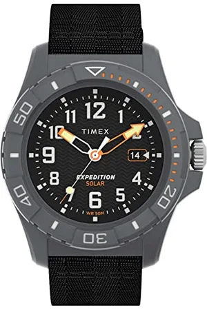 Timex Męski analogowy zegarek na rękę z paskiem materiałowym Expedition North Freedive Ocean, , Pasek