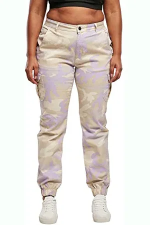 Urban classics Damskie spodnie cargo z wysokim stanem Spodnie Kobiety , , 28