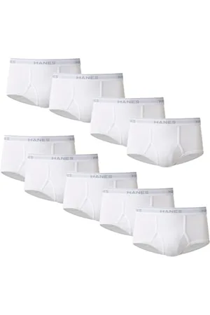 Hanes Męskie slipy (7 sztuk), 9-pak, biały, S