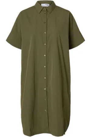 SELECTED Slfblair 2/4 Short Shirt Dress Noos, , 38