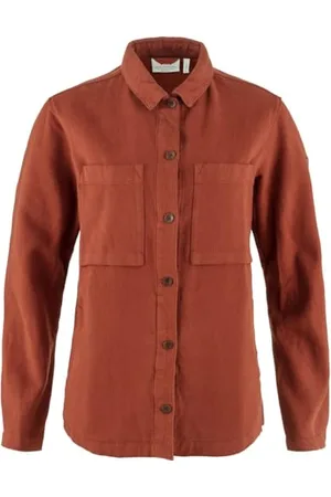 Fjällräven FJALLRAVEN 86986-215 pojedynczy flanelowy sweter w damski jesienny liść, rozmiar L, , L