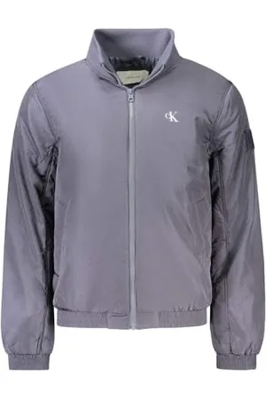 Calvin Klein Jeans Męskie kurtki PADDED HARRINGTON J30J325592 Inne, niebieskie (India Ink), M, , M