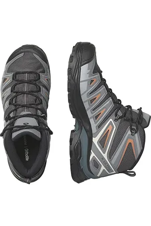 Salomon X Pioneer Mid Gore-Tex damskie buty trekkingowe, w każdych warunkach pogodowych, bezpieczne trzymanie stopy, stabilne i amortyzujące, Magnes Quiet Shade Coral Gold, 37 1/3 EU