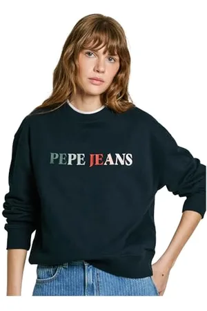 Pepe Jeans Damska bluza Reagan, niebieska (DULWICH BLUE), XL, , XL