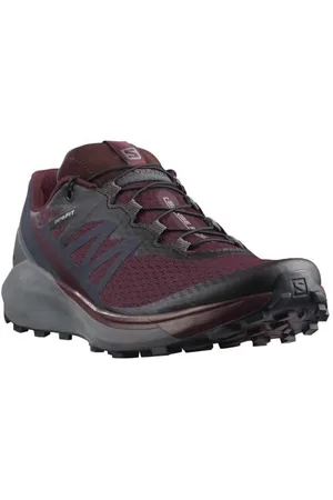 Salomon Sense Ride 4 damskie buty do biegania trailowego, responsywny kop, wsparcie i ochrona, przyczepność na wszystkich terenie, Degustacja wina Cichy cień Ebony, 40.5 EU