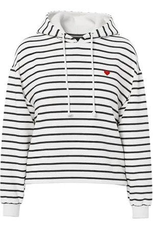 Pieces® Pcchilli Ls Hoodie Stripes Emb Noos Bc, , S