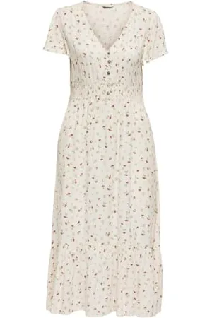 ONLY Onlmarianne Life S/S Midi Dress WVN, , S