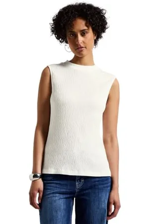 Street one Basic Structure Turtle Neck White 34, , 34