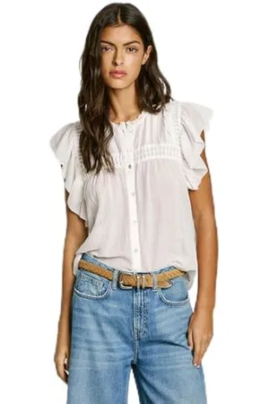 Pepe Jeans Damska koszula DIALLO, biała (MOUSSE WHITE), S, , S