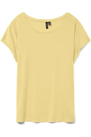 VERO MODA Vmava Plain Ss Top Ga JRS Noos, , XS