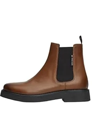 Tommy Hilfiger Damskie buty TJW Chelsea Flat Boot (EN0EN02622) Mid, Brown (Light Sepia Brown), 37 EU, , 37 EU