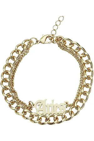 Urban classics Łańcuszek na stopę unisex Zodiac Golden Anklet, kolor , rozmiar L/XL