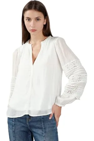 VERO MODA Vmtiffani Ls Top WVN Ga Ce damskie, , XL