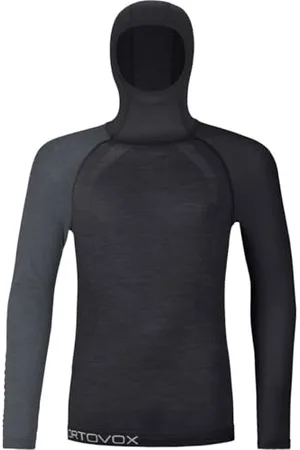 ORTOVOX Męska bluza z kapturem 120 Comp Light, Black Raven, S, , S