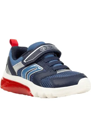 Geox J CIBERDRON Boy C Sneakers, granatowe/czerwone, 24 EU, , 24 EU