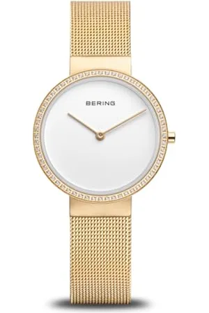 Bering Zegarek damski z mechanizmem kwarcowym – kolekcja Classic ze stalą nierdzewną i szkłem szafirowym 14531-330