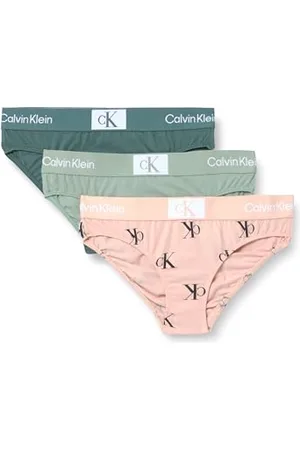 Calvin Klein Jeans Dziewczęce bikini G80G800699 majtki, różowe (Aop/Jadeit/Northatlantic), 8-10, , 8-10 Lat