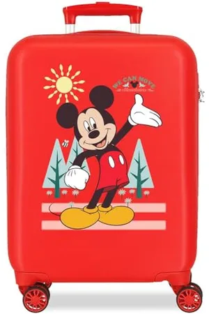 Disney Joumma Walizka kabinowa Mickey i Minnie czerwona 33 x 50 x 20 cm sztywna 2 kg zamek szyfrowy z boku ABS 2 kg 33 l bagaż podręczny, , Talla única, walizka kabinowa