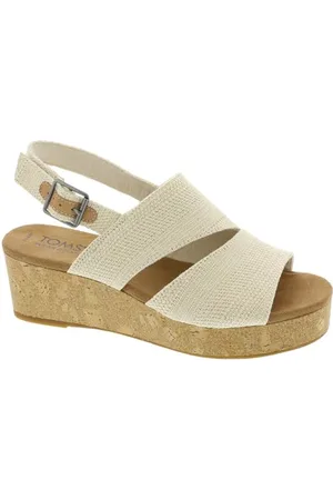 TOMS Damskie sandały Claudine na koturnie, , 10 UK, , 43.5 EU
