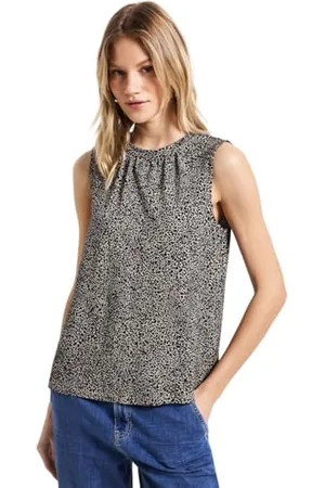 Street one Koszulka z nadrukiem Cotton Cream 38, , 38